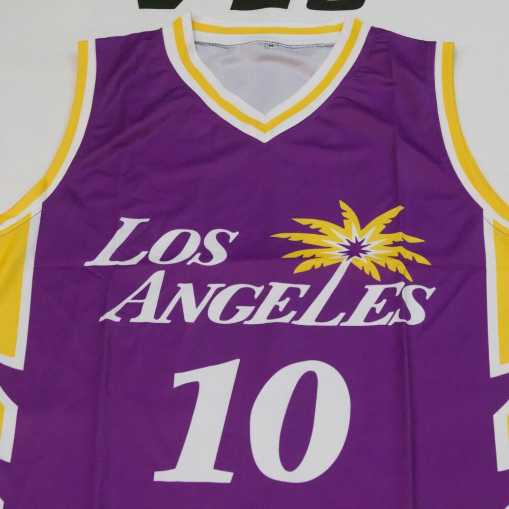 NEW Men's Los Angeles Sparks Kelsey Plum #10 Purple Home Jersey Size Medium - Picture 2 of 7
